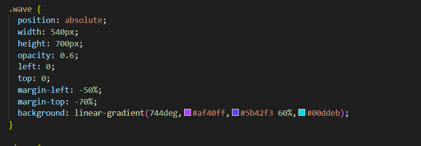 CSS card container style
